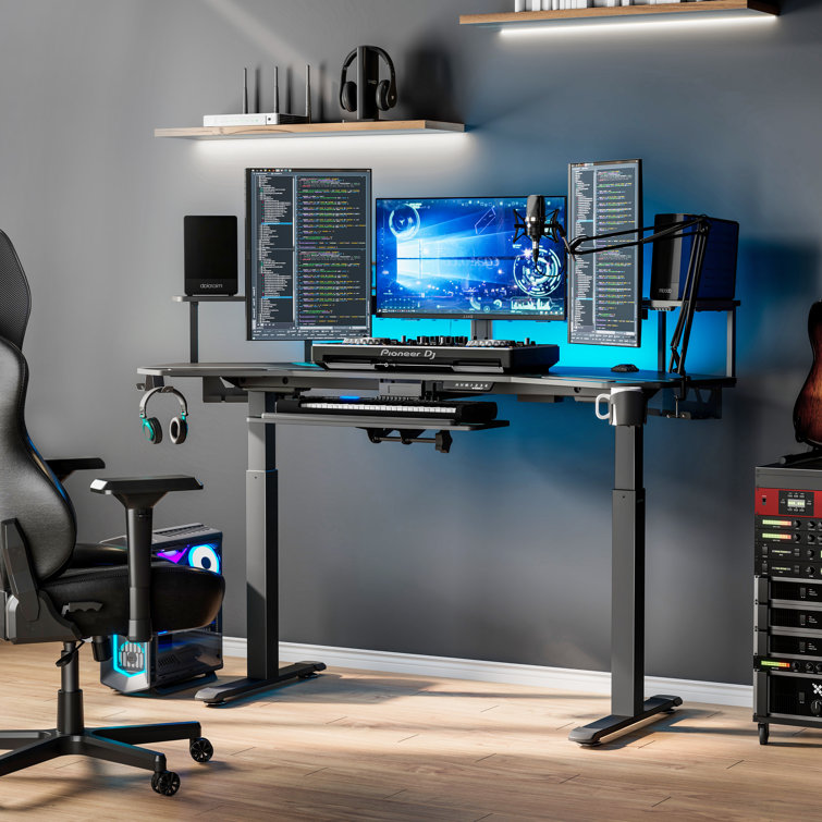 Eureka Ergonomic 72" Standing Desk with Keyboard Tray,Height Adjustable